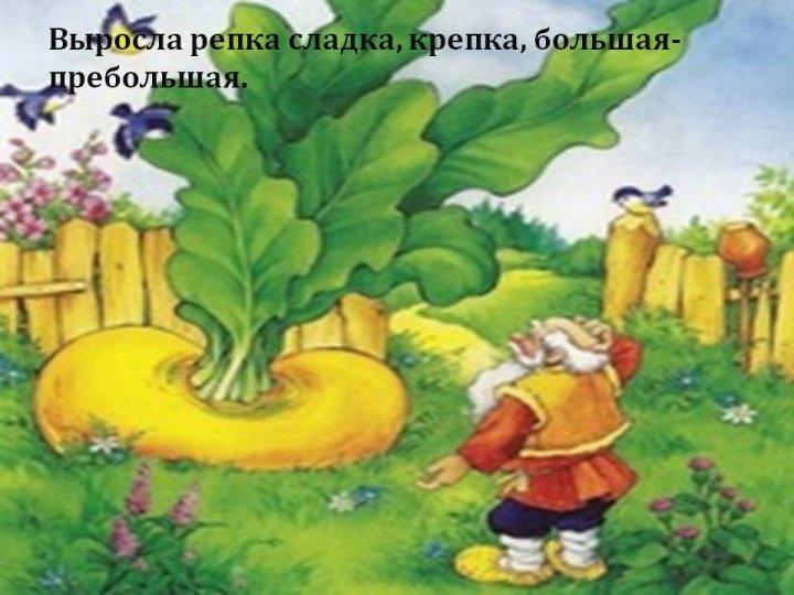 Народная сказка Репка. 1 класс