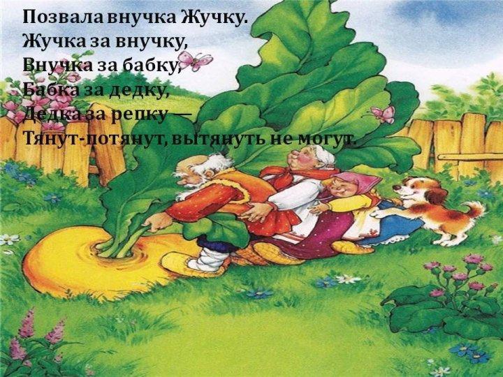 Народная сказка Репка. 1 класс