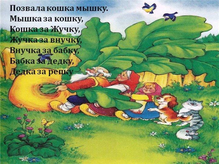 Народная сказка Репка. 1 класс